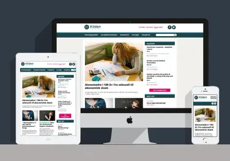 Kilden website preview