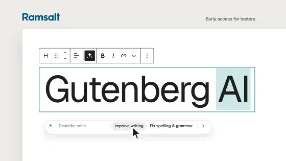 Drupal Gutenberg AI Assistant by Ramsalt