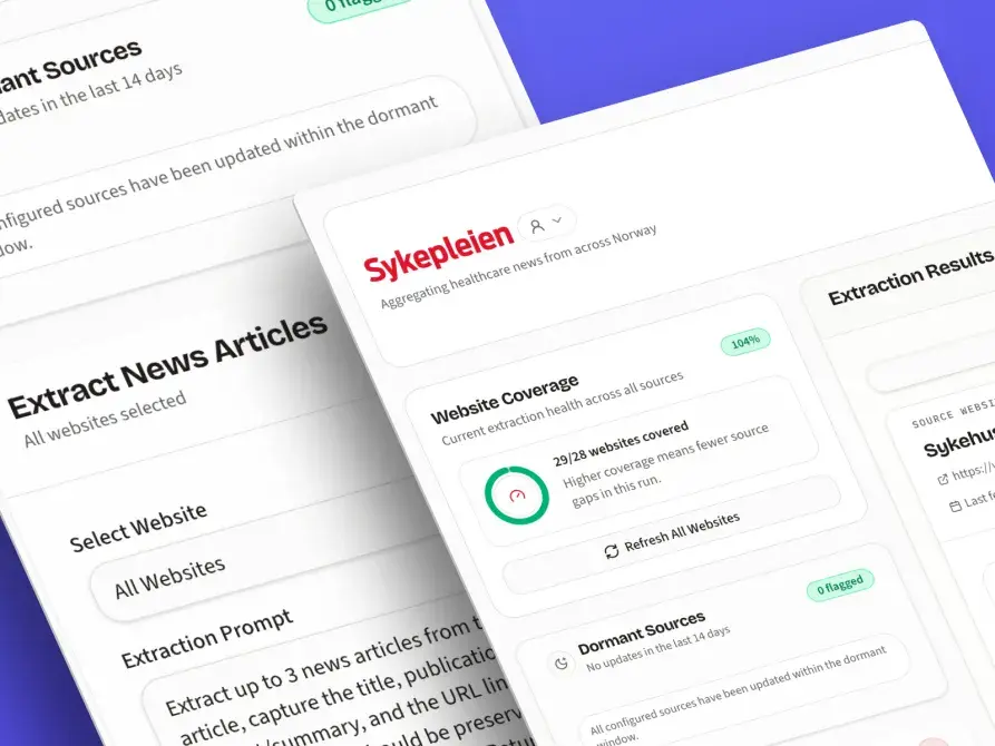 Sykepleien News Aggregator